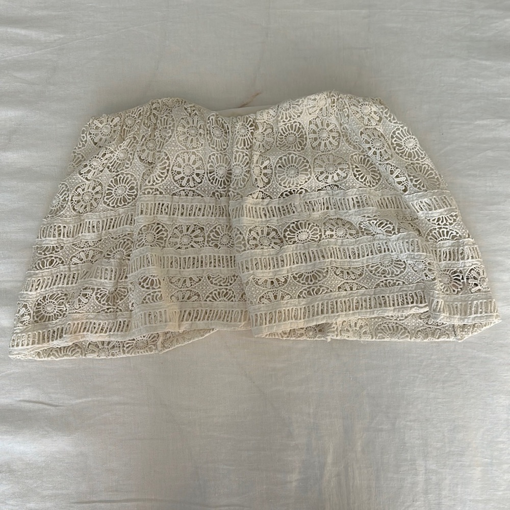 Free People Cropped Lace Top